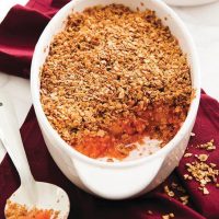 Apple Strawberry Crumble